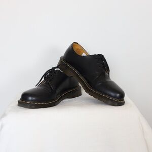 1461 Doc Martens Oxford Shoes - Black, Smooth Leather - The Original US 8M/9L